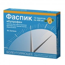 Фаспик гранулы для приг р-ра 400 мг абрикос 12 пакетов Фаспик гранулы для приг р-ра 400 мг абрикос 12 пакетов