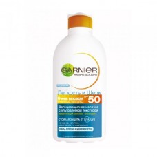Гарнье амбр солер молочко spf50 легкость и шелк 200 мл Гарнье амбр солер молочко spf50 легкость и шелк 200 мл
