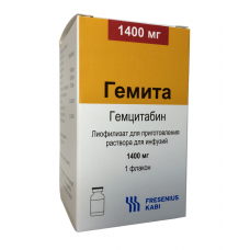 Гемита лиоф для инф 1,4 г 1 фл Гемита лиоф для инф 1,4 г 1 фл