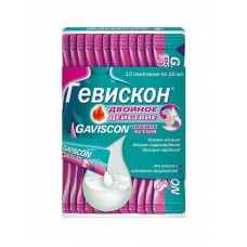 Гевискон двойное действие суспензия мятная 10 мл 12 пакет Гевискон двойное действие суспензия мятная 10 мл 12 пакет