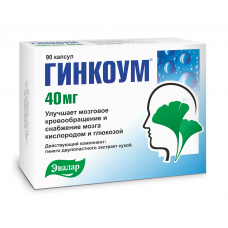 Гинкоум 40 мг 90 капс Гинкоум 40 мг 90 капс