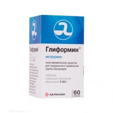 Глиформин 850 мг 60 табл Глиформин 850 мг 60 табл