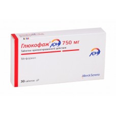 Глюкофаж лонг 750 мг 30 табл Глюкофаж лонг 750 мг 30 табл