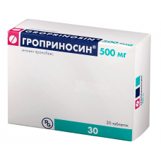 Гроприносин 500 мг 30 табл Гроприносин 500 мг 30 табл