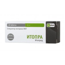 Итопра 50 мг 40 табл Итопра 50 мг 40 табл