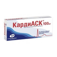 Кардиаск 100 мг 30 табл Кардиаск 100 мг 30 табл