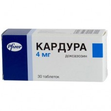 Кардура 4мг таб 30 шт Кардура 4мг таб 30 шт