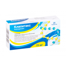 Клапитакс 75 мг 28 табл Клапитакс 75 мг 28 табл