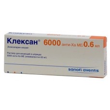 Клексан р-р для ин 60 мг/0,6 мл 10 шприцев Клексан р-р для ин 60 мг/0,6 мл 10 шприцев