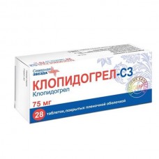 Клопидогрел-сз 75 мг 28 табл Клопидогрел-сз 75 мг 28 табл