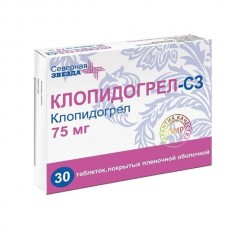 Клопидогрел-сз 75 мг 30 табл Клопидогрел-сз 75 мг 30 табл