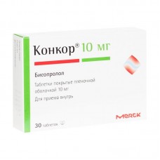 Конкор 10 мг 30 табл Конкор 10 мг 30 табл