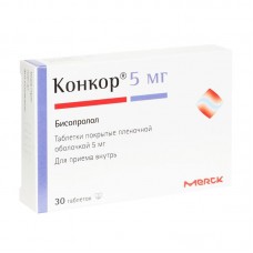 Конкор 5 мг 30 табл Конкор 5 мг 30 табл