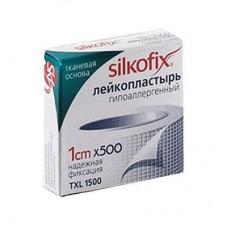 Пластырь силкофикс 1*500 см тканевый Пластырь силкофикс 1*500 см тканевый