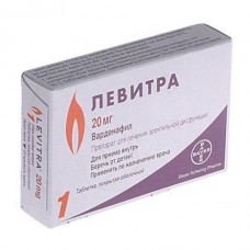Левитра 20 мг 1 табл Левитра 20 мг 1 табл