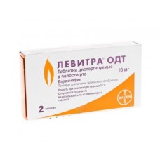 Левитра одт 10 мг 2 таблетки диспергируемые в полости рта Левитра одт 10 мг 2 таблетки диспергируемые в полости рта