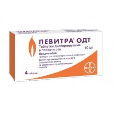 Левитра одт 10 мг 4 таблетки диспергируемые в полости рта Левитра одт 10 мг 4 таблетки диспергируемые в полости рта