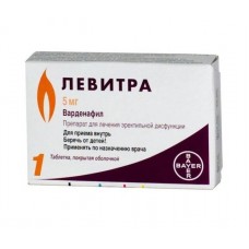 Левитра 5 мг 1 табл Левитра 5 мг 1 табл