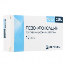 Левофлоксацин 250 мг 10 табл Левофлоксацин 250 мг 10 табл