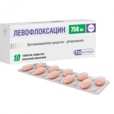 Левофлоксацин 750 мг 10 табл Левофлоксацин 750 мг 10 табл