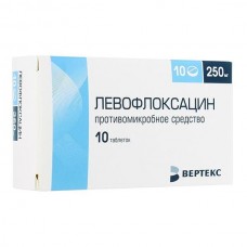 Левофлоксацин-вертекс 250 мг 10 табл Левофлоксацин-вертекс 250 мг 10 табл