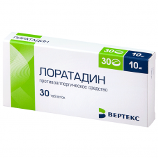 Лоратадин 10 мг 30 табл Лоратадин 10 мг 30 табл