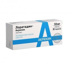 Лоратадин-акрихин 10 мг 30 табл Лоратадин-акрихин 10 мг 30 табл