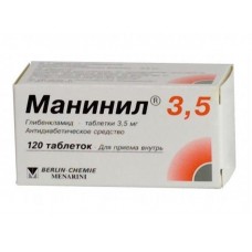 Манинил 3,5 мг 120 табл Манинил 3,5 мг 120 табл