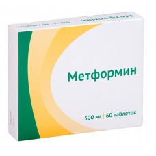 Метформин 500 мг 60 табл Метформин 500 мг 60 табл