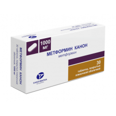 Метформин канон 1000 мг 30 табл Метформин канон 1000 мг 30 табл