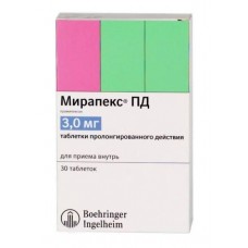 Мирапекс пд 3 мг 30 табл Мирапекс пд 3 мг 30 табл