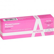 Мометазон-акрихин крем 0,1% 30 г Мометазон-акрихин крем 0,1% 30 г