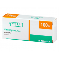 Нимесулид-тева 100 мг 30 табл Нимесулид-тева 100 мг 30 табл