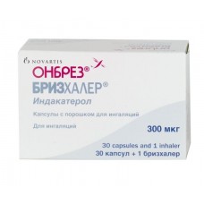 Онбрез бризхалер порошок для инг 300 мкг 30 капс Онбрез бризхалер порошок для инг 300 мкг 30 капс