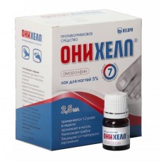 Онихелп лак для ногтей 5% 2,5 мл Онихелп лак для ногтей 5% 2,5 мл