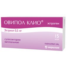 Овипол клио 500 мкг 15 суппозит Овипол клио 500 мкг 15 суппозит