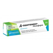 Пантенол-д нижфарм крем 25 г Пантенол-д нижфарм крем 25 г