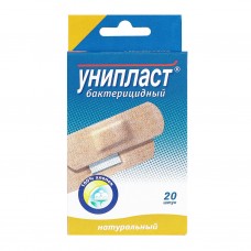 Пластырь унипласт набор бактерицидный натуральный 20 шт Пластырь унипласт набор бактерицидный натуральный 20 шт