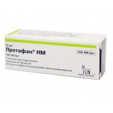 Протафан нм суспензия для подкожного введения 100 ед/мл 10 мл Протафан нм суспензия для подкожного введения 100 ед/мл 10 мл