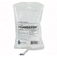 Реамберин р-р для инф 1,5% 500 мл 20 контейнер полимерный Реамберин р-р для инф 1,5% 500 мл 20 контейнер полимерный