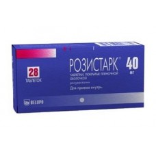 Розистарк 40 мг 28 табл Розистарк 40 мг 28 табл