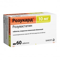 Розукард 10 мг 60 табл Розукард 10 мг 60 табл