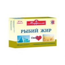 Рыбий жир миролла 100 капс Рыбий жир миролла 100 капс