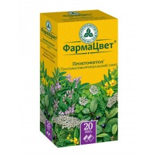 Противогеморроидальный сбор проктофитол 20 фильтр-пакетов Противогеморроидальный сбор проктофитол 20 фильтр-пакетов