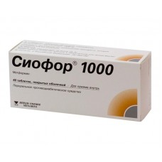 Сиофор 1000 мг 60 табл Сиофор 1000 мг 60 табл