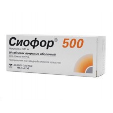 Сиофор 500 мг 60 табл Сиофор 500 мг 60 табл