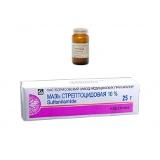 Стрептоцид мазь 10% 25 г Стрептоцид мазь 10% 25 г