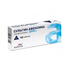 Сульгин 500 мг 10 табл