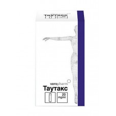 Таутакс концентрат для приготовления раствора для инъекций 20 мг/мл 4 мл 1 фл Таутакс концентрат для приготовления раствора для инъекций 20 мг/мл 4 мл 1 фл