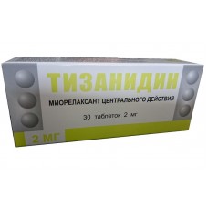 Тизанидин 2 мг 30 табл Тизанидин 2 мг 30 табл